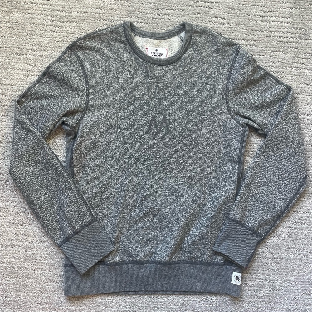 Club Monaco Ltd Ed. Reigning Champ crewneck